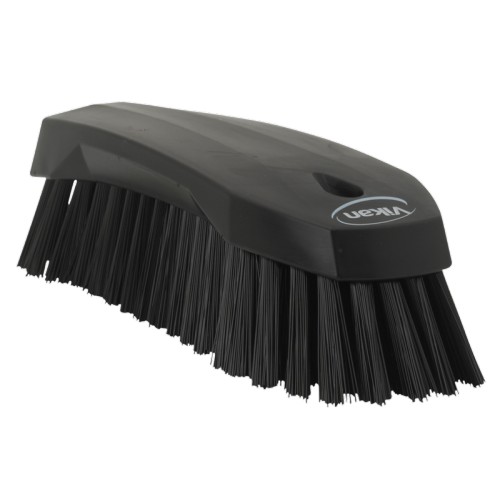 Brosse à Joints Vikan Extra Dure - Avec Col Flexible Et Manche - Pour Nettoyage Joints Carrelage, Machines - Dimensions 225mm, Bleue