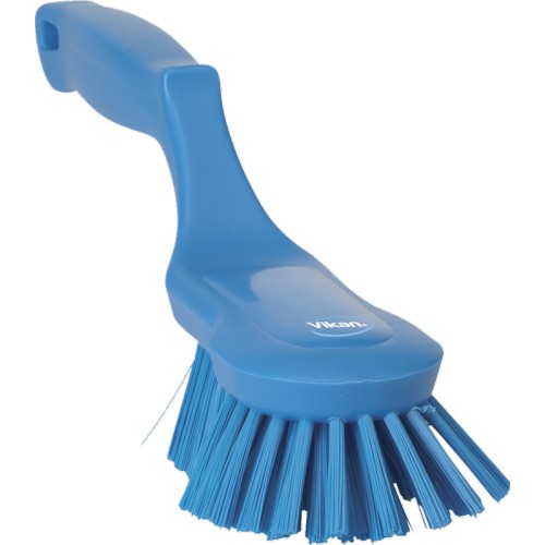 Vikan Brosse à Récurer Compacte Dure 225mm - Hygiène Professionnelle Bleu