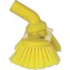 7067 - Brosse à passage d'eau avec angle modulable - Fibres souples - 190mm