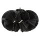 53619 - BROSSE POUR EVACUATIONS, FIBRES MEDIUM, NOIR