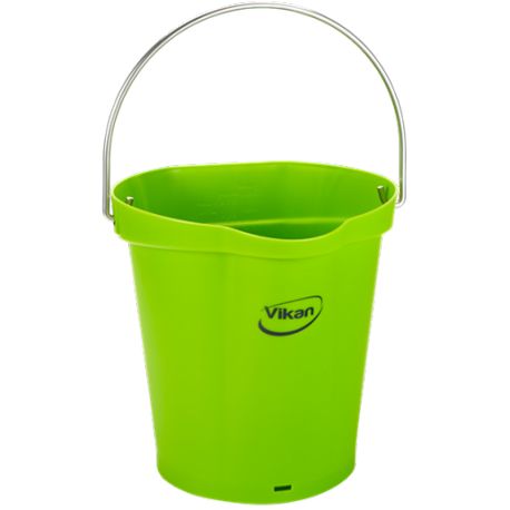 Seau bec verseur Vikan 12 litres rouge | Novéo