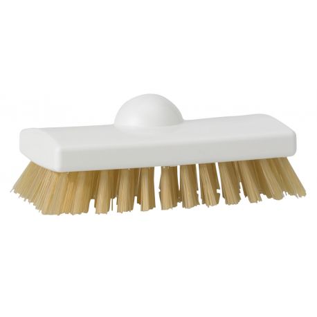 47535 - Brosse pour les grilles et plaques de cuisson chaudes, 150 mm, Dur, Blanc