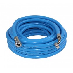 160A013 - Tuyau alimentaire Thermoclean 15 m pour eau chaude, agréé FDA, Connectique coudée