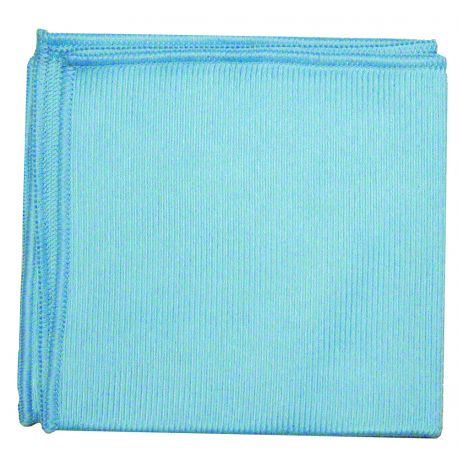 Chiffon vitres microfibre bleue