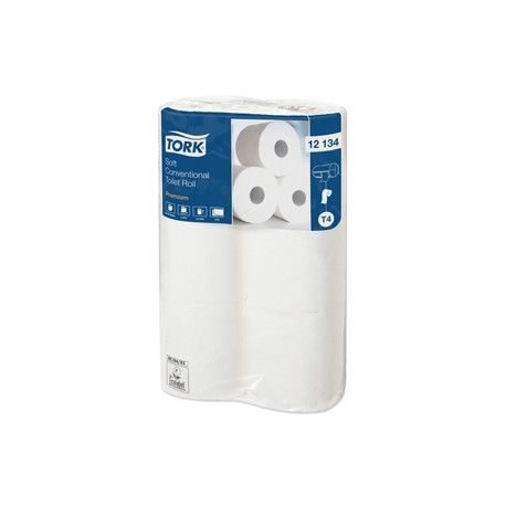 Papier toilette Ecolabel 2 plis Tork premium-96 rouleaux de 198 formats
