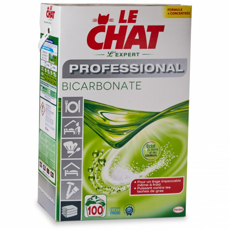 Lessive En Poudre Concentree Au Bicarbonate Le Chat