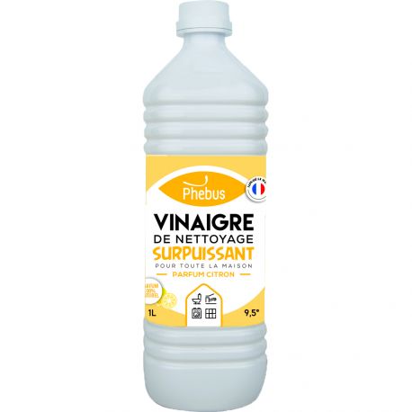 Vinaigre ménager flacon 1 L 9° parfum citron