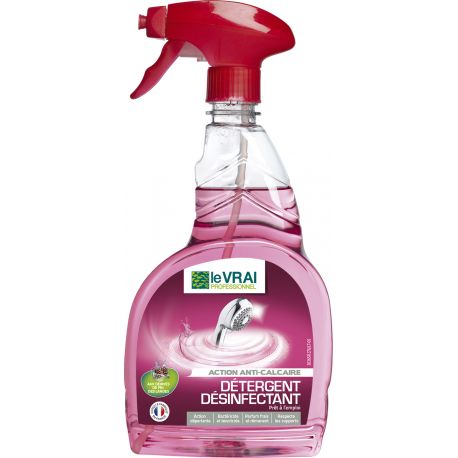 Nettoyant désinfectant Le Vrai pulvérisateur flacon 750 ml