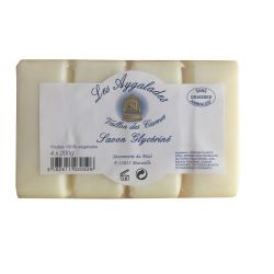 Lot 4 savons de Marseille glycérinés 200 g