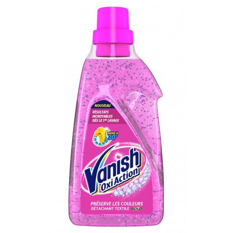 Détachant textile gel Vanish Oxi-Action bidon 1,5 L