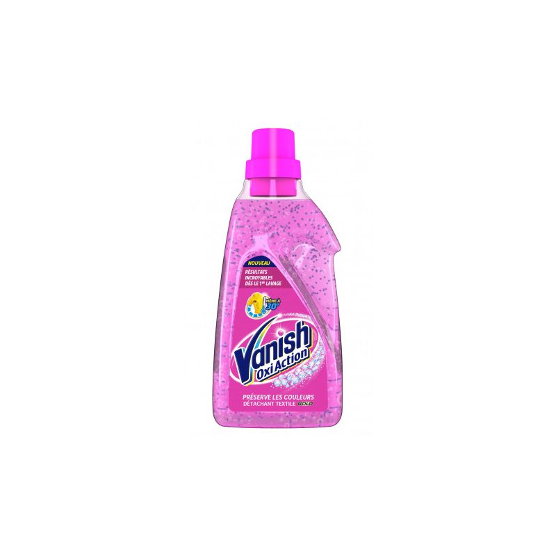 Détachant textile gel Vanish Oxi-Action bidon 1,5 L