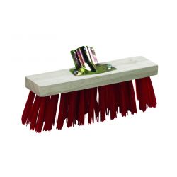 Balai cantonnier PVC rouge 30 cm Balai cantonnier PVC rouge 30 cm