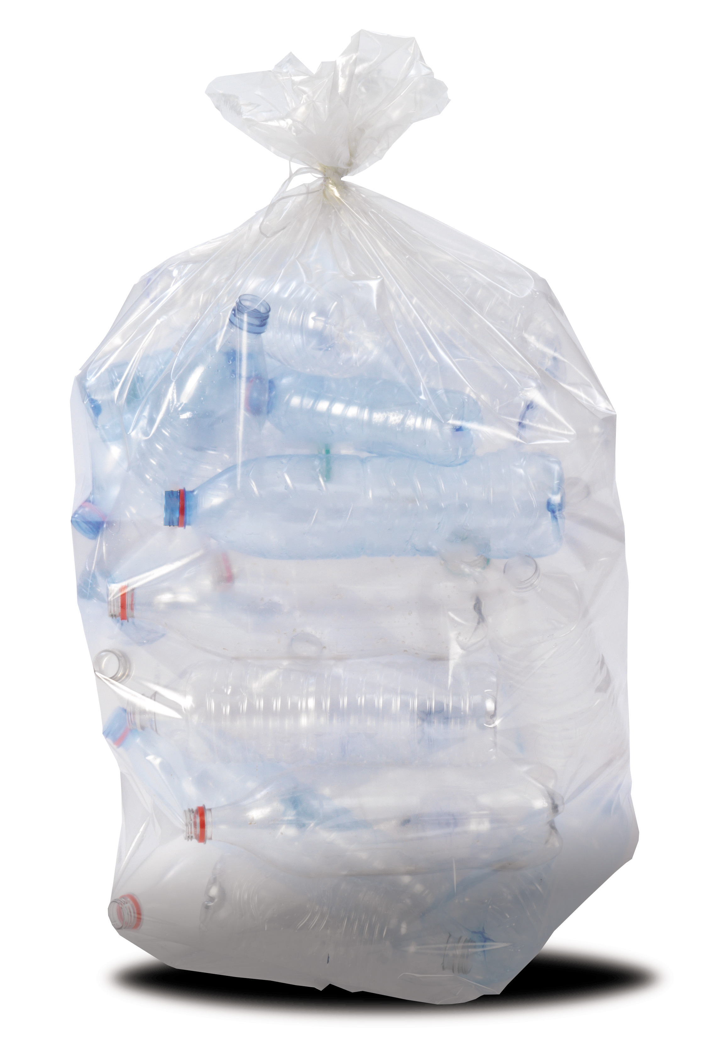 Sac poubelle NF - 100 L - 35 microns - transparent - 200 sacs