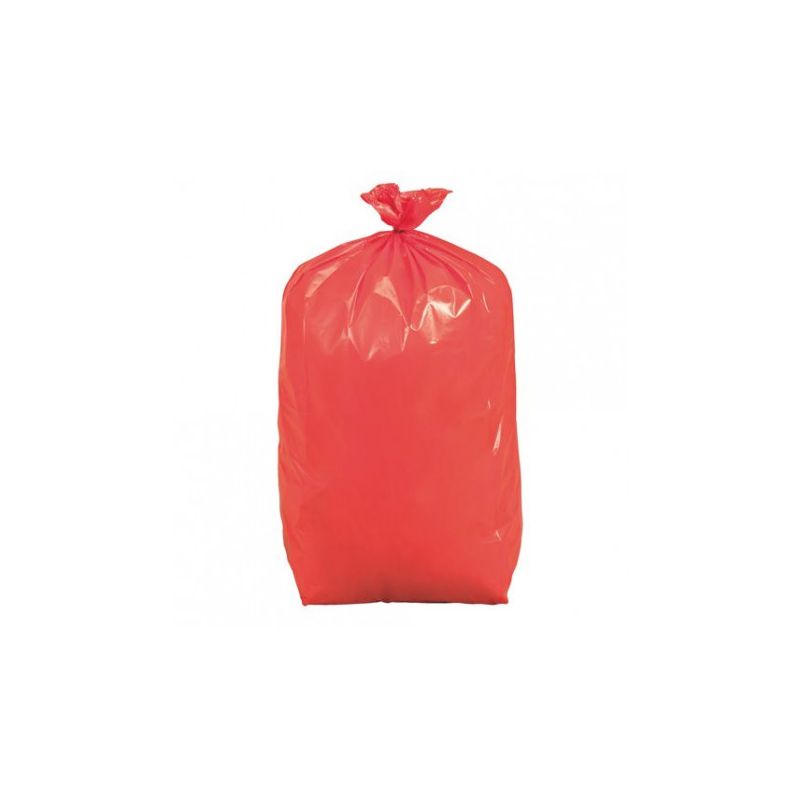 Sac poubelle 110 L jaune pour tri sélectif en plastique recyclé 36 microns  - lot de 250