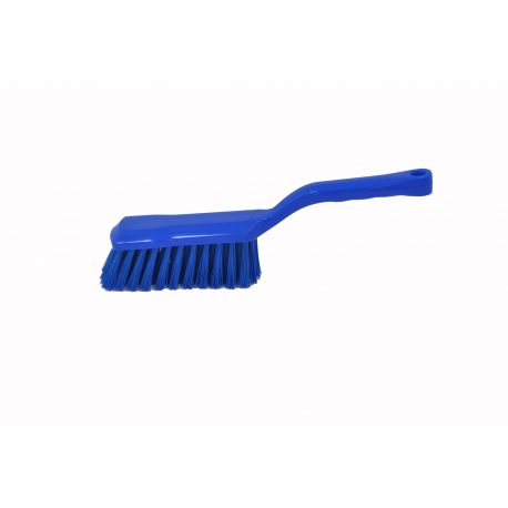 Brosse alimentaire demi dure manche court bleu 28 cm