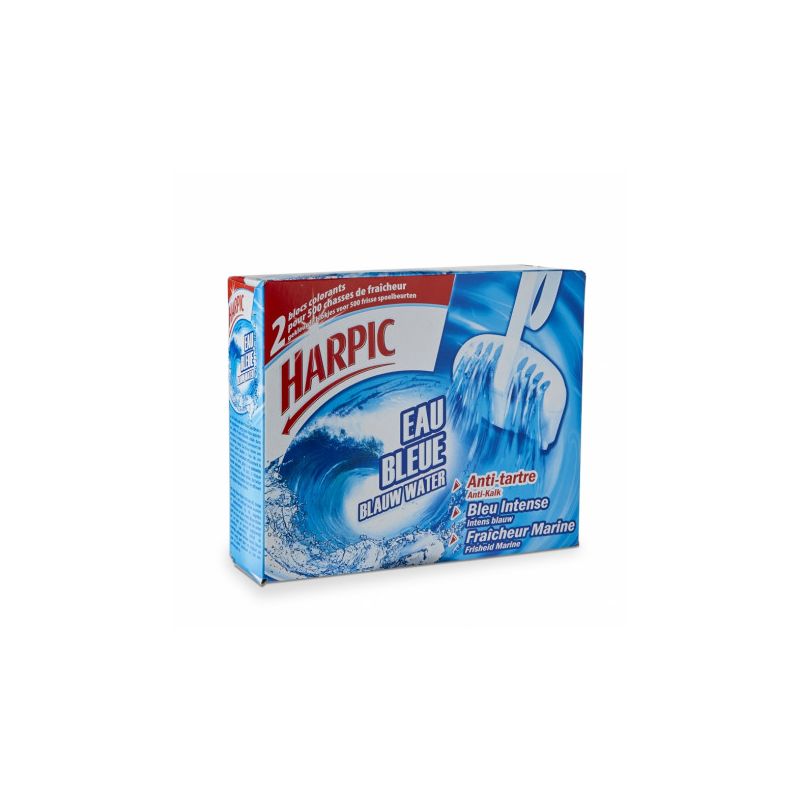 Bloc WC sanitaires Harpic Eau Bleue pour professionnels