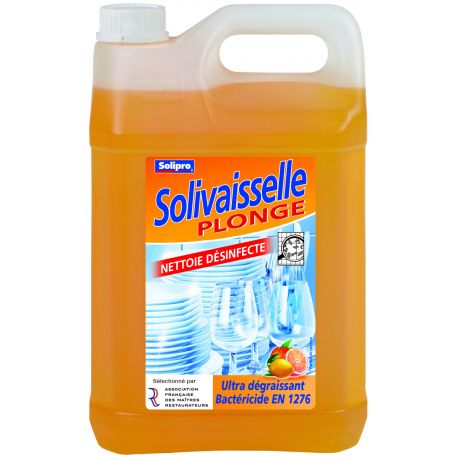 Liquide vaisselle désinfectant Solipro Solivaisselle bidon 5 L