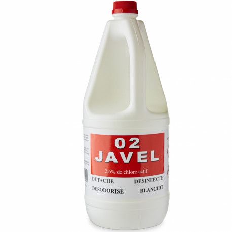 Eau de Javel concentrée 2,6 % C.A. - lot de 6