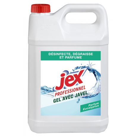 Gel nettoyant javellisé Jex professionnel bidon 5 L