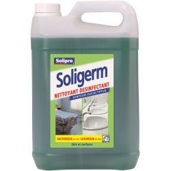 Nettoyant désinfectant surodorant Solipro Soligerm bidon 5 L