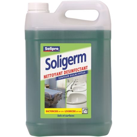 Nettoyant désinfectant surodorant Solipro Soligerm bidon 5 L