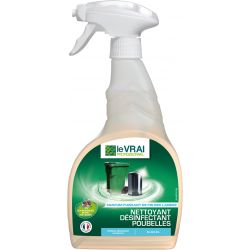 Nettoyant désinfectant poubelles Le Vrai pulvérisateur 750 ml