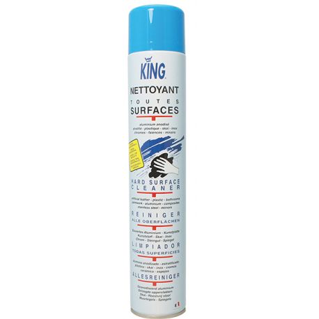 Nettoyant dégraissant mousse multi surfaces King aérosol 750 ml