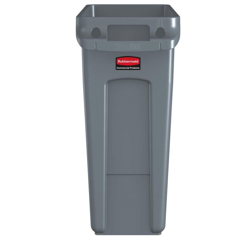 Conteneur professionnel tri sélectif Rubbermaid Slim Jim 60 L