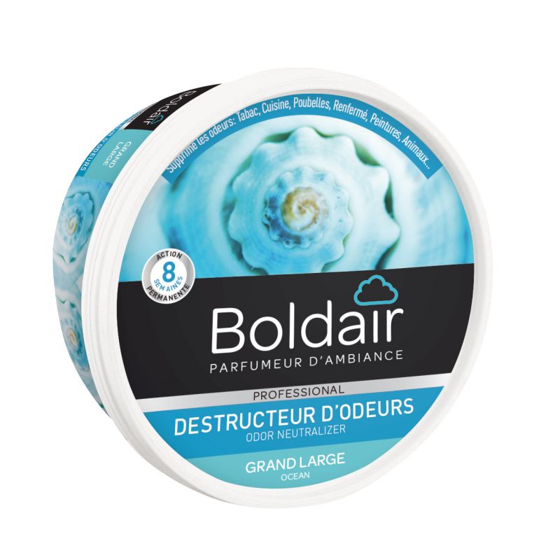 Gel destructeur d'odeurs professionnel premium Boldair pot 300 g