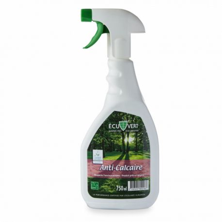 Détartrant anticalcaire sanitaires Ecolabel Écuvert pulvérisateur 750 ml - lot de 2