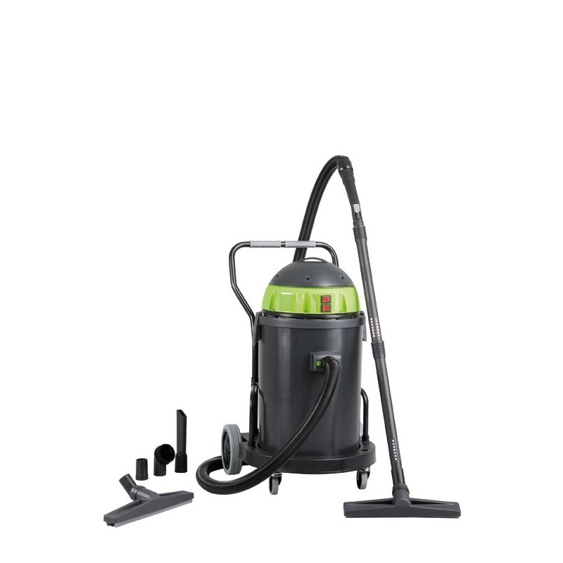 Aspirateur industriel 24V batterie eau & poussières QBAT Hypronet