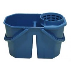 E 271101SEAU - Seau Eco 15 litres bleu avec séparation