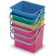 E 275851 SEAU - Ensemble de 4 seaux 6 litres (4 couleurs)